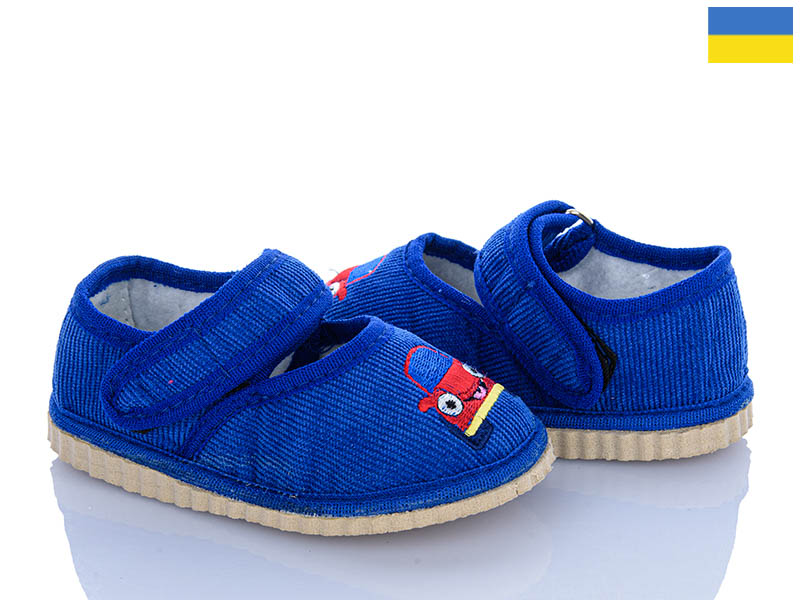 Тапочки Inblu (23-28) Садок машинка синій (деми)