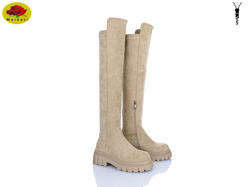 Сапоги Meideli (36-40) M10 beige (деми)
