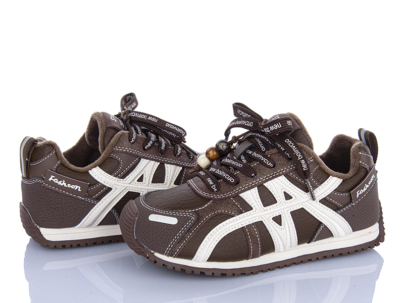 Кроссовки Clibee (31-37) 99A8599 brown (деми)
