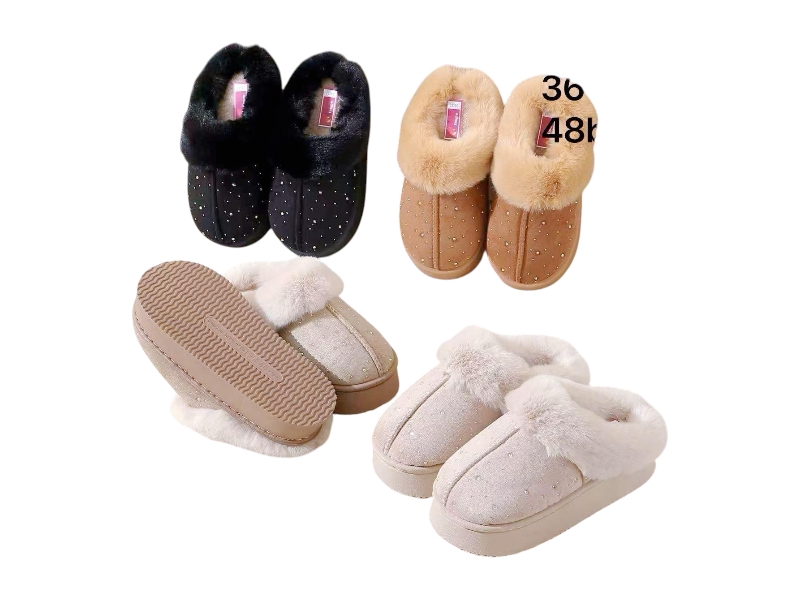 Тапочки Rai shoes (36-41) A23 mix (зима)