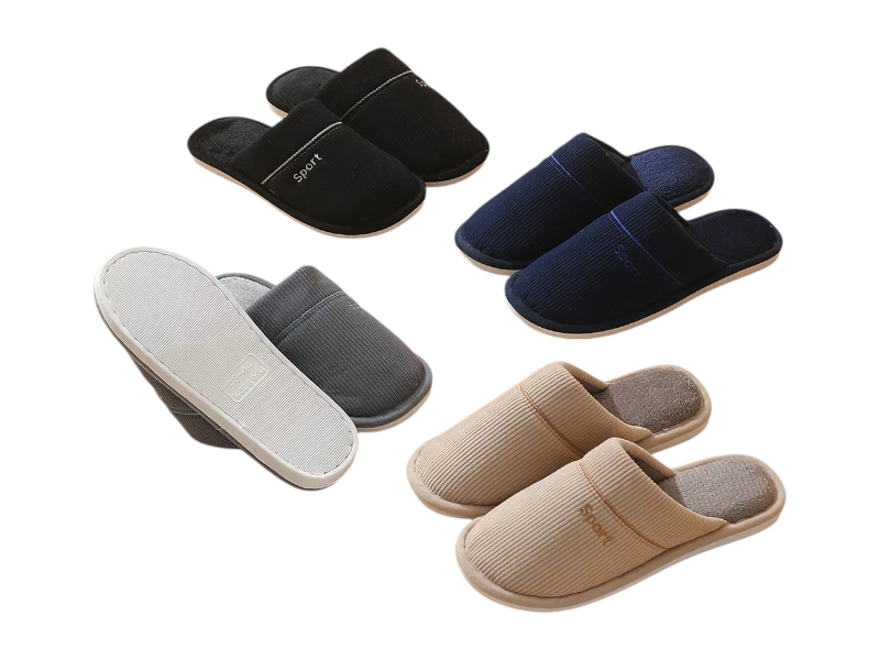 Тапочки Rai shoes (41-46) D387 mix (зима)
