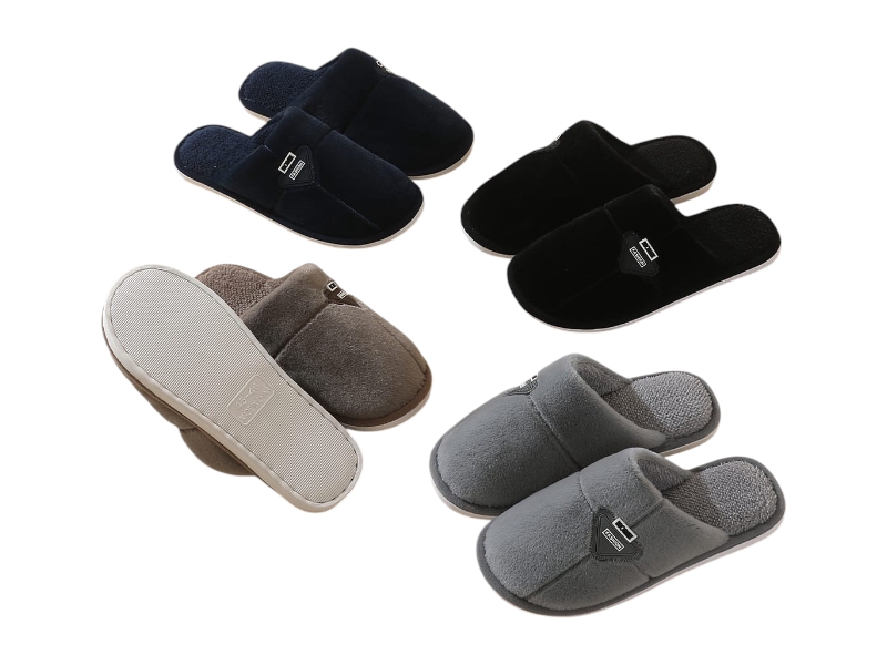 Тапочки Rai shoes (41-46) D502 mix (зима)