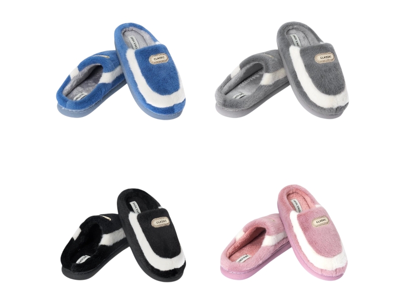 Тапочки Rai shoes (36-40) D9619 mix (зима)