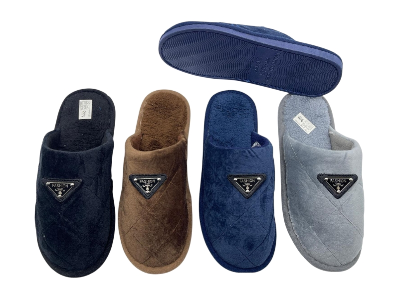 Тапочки Rai shoes (42-47) DF2511 mix (зима)