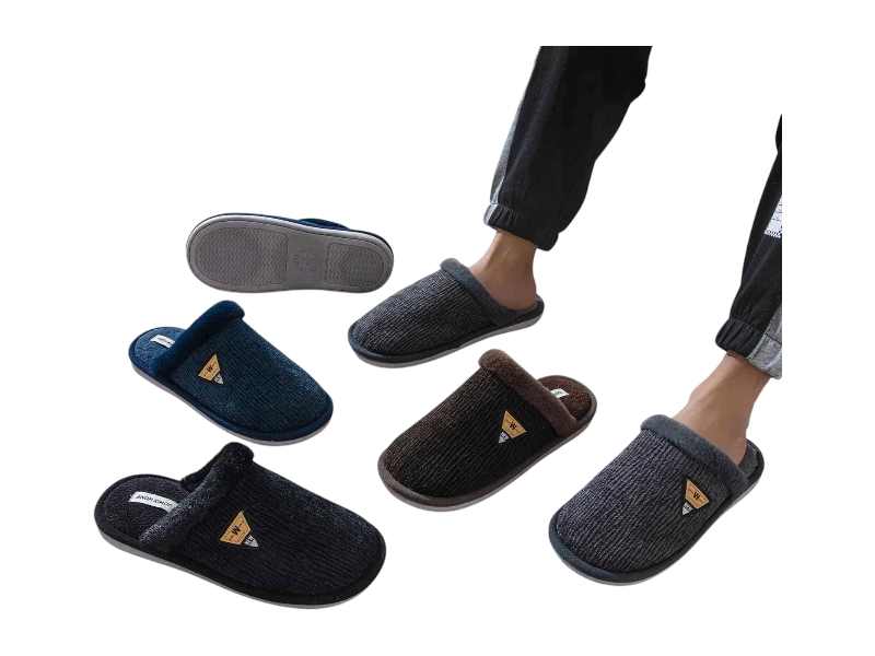 Тапочки Rai shoes (40-45) MU9714 mix (зима)