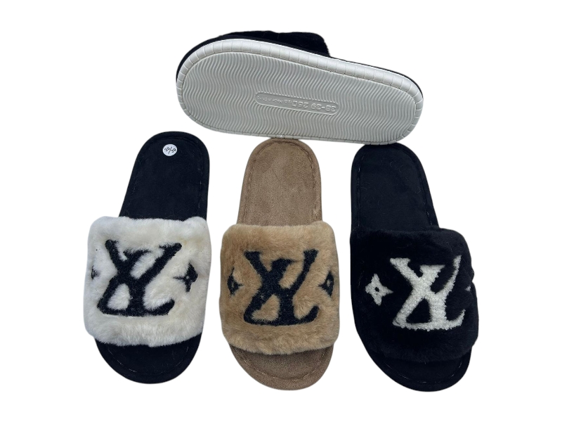 Тапочки Rai shoes (36-41) WP5011 mix (зима)