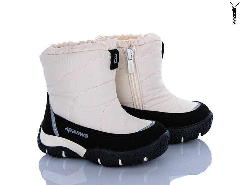 Дутики Clibee-ShoSho (23-28) ABD0166P-1 beige (зима)
