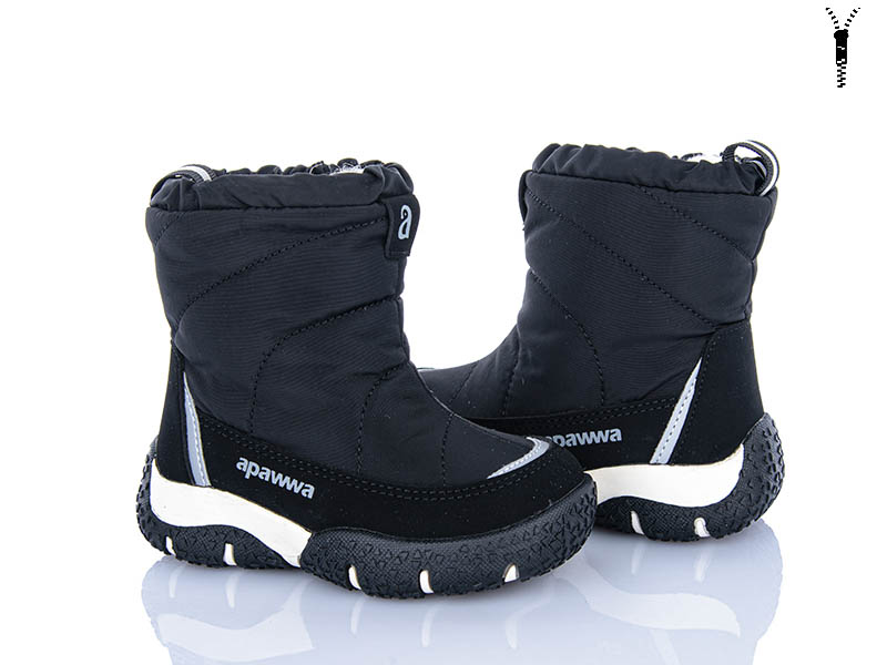 Дутики Clibee-ShoSho (23-28) ABD0166P-1 black (зима)