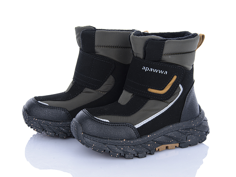 Дутики Clibee-ShoSho (28-33) ABD1552P-1 khaki (зима)