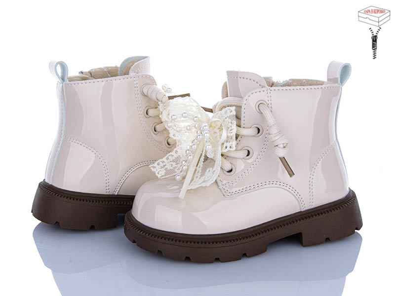 Ботинки Clibee-ShoSho (22-27) ABD1601P beige (зима)