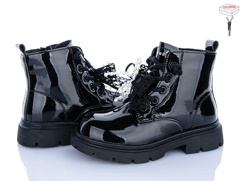 Ботинки Clibee-ShoSho (28-35) ABQ0393R black (деми)
