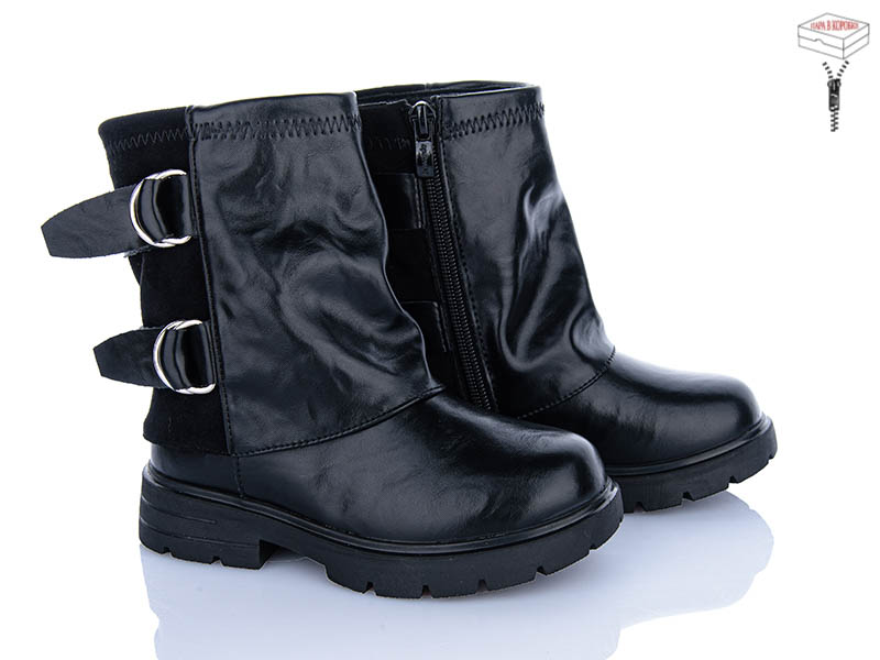 Ботинки Clibee-ShoSho (26-31) ABQ0942R black (деми)