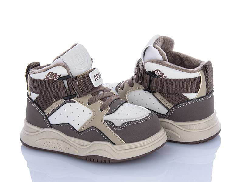 Кроссовки Clibee-ShoSho (21-25) ABQ1971P-1 beige-coffee (деми)