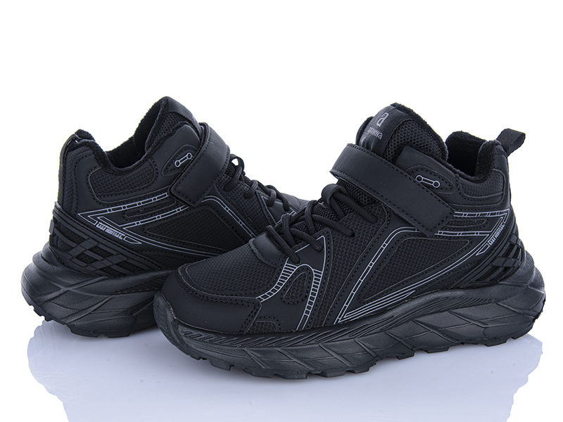 Кроссовки Clibee-ShoSho (34-39) ABQ5183R-1 black (деми)