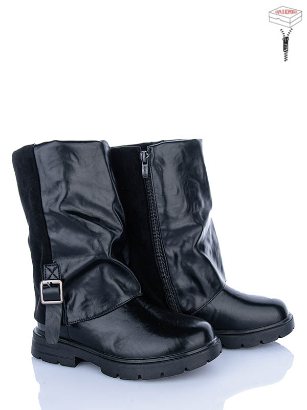 Ботинки Clibee-ShoSho (31-36) ABQ5313R-U black (деми)