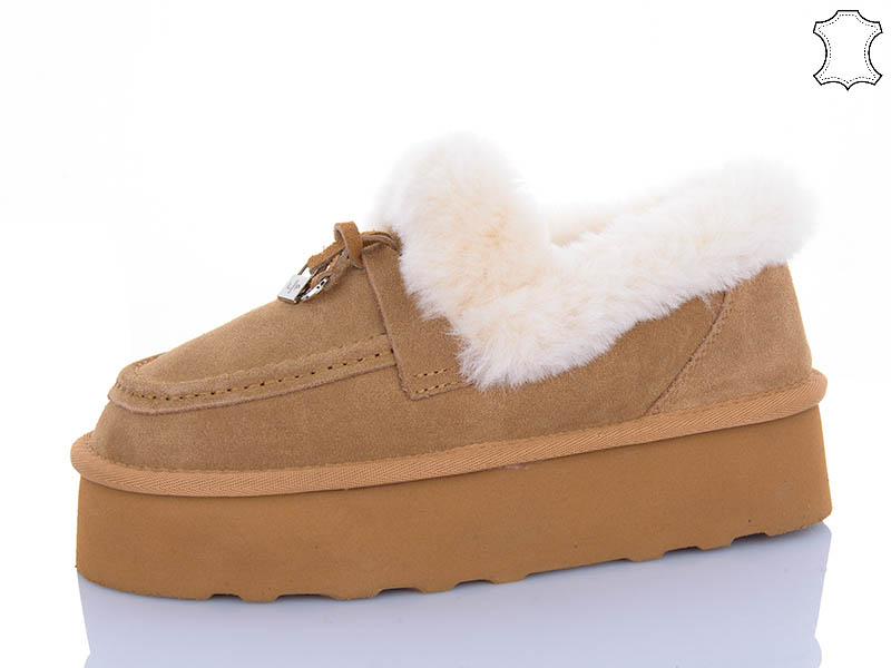 Угги PL PS (36-41) 5803 camel (зима)