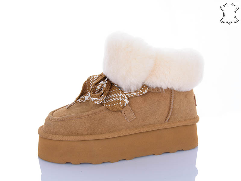 Угги PL PS (36-41) 5855 camel (зима)