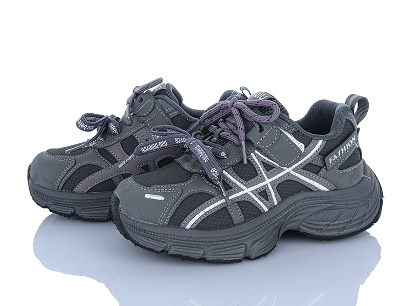 Кроссовки Clibee (31-37) ABC375-1 grey (деми)