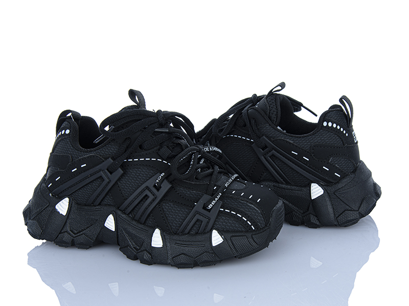 Кроссовки Clibee (31-37) ABC5237-1 black (деми)