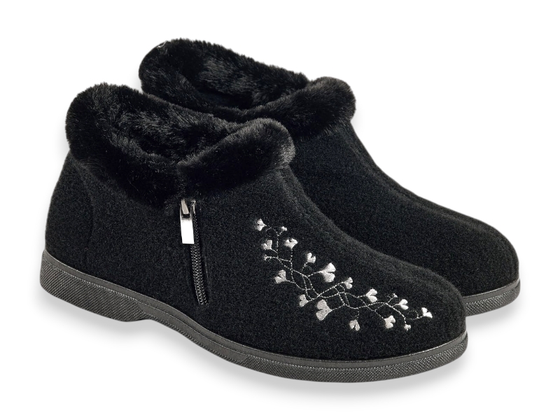 Ботинки Rai shoes (37-41) T2202 чорний (зима)