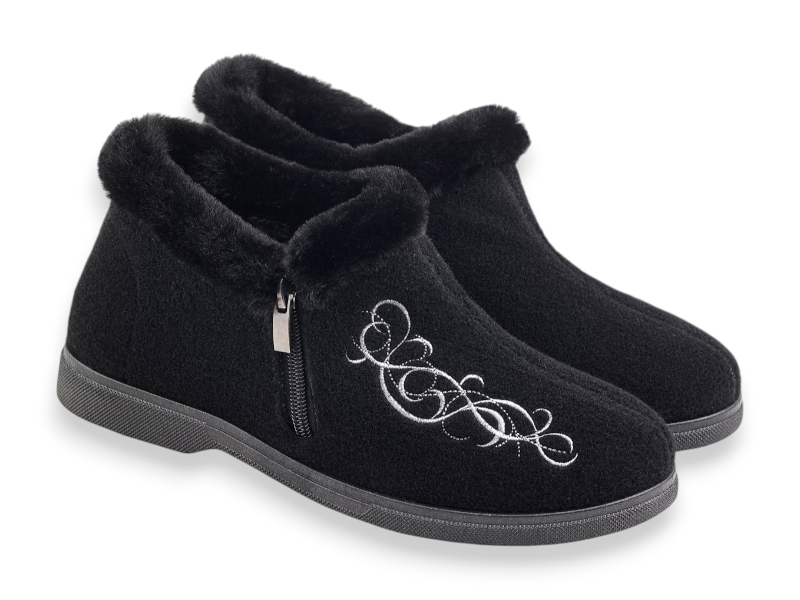 Ботинки Rai shoes (37-41) 2203 чорний (зима)