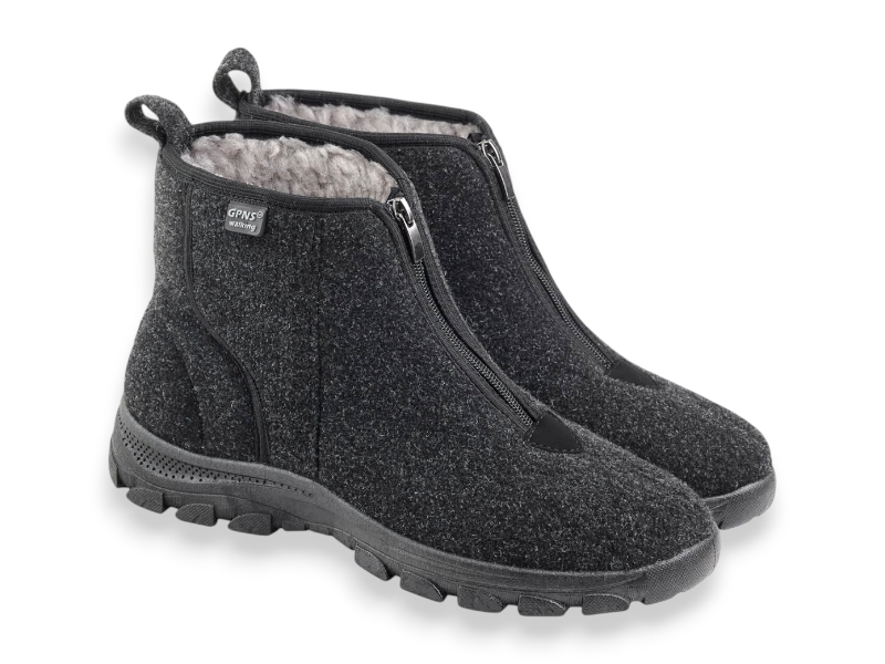 Ботинки Rai shoes (41-45) MA1101 сірий (зима)