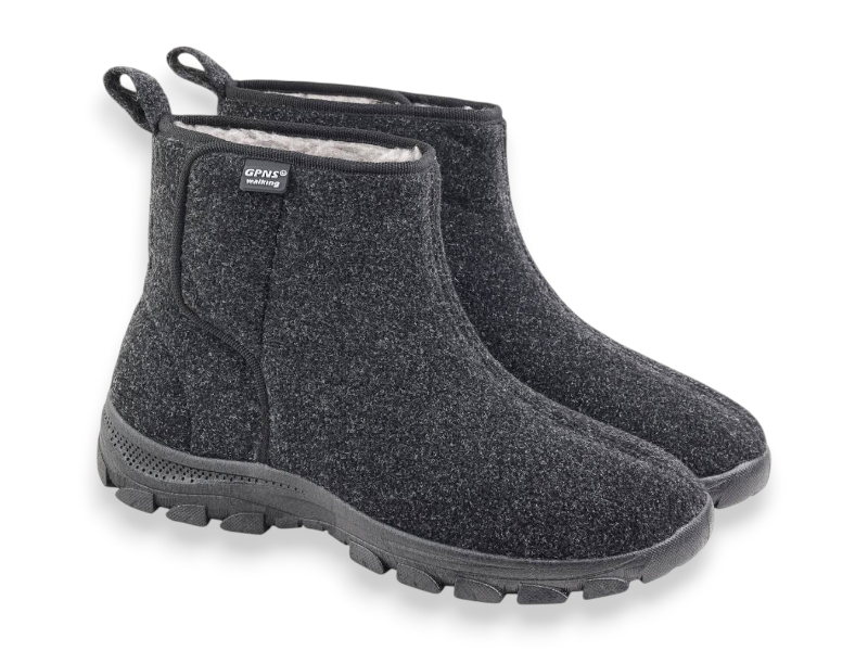 Ботинки Rai shoes (41-45) MA1103 сірий (зима)