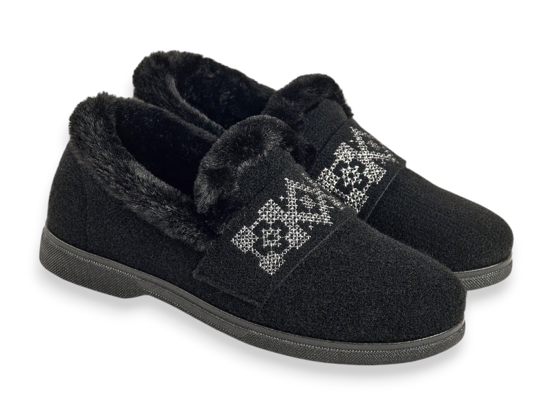 Туфли Rai shoes (37-41) TA2201 чорний (зима)