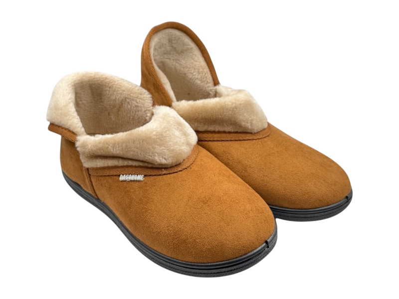 Тапочки Rai shoes (37-41) T04 карамель (зима)