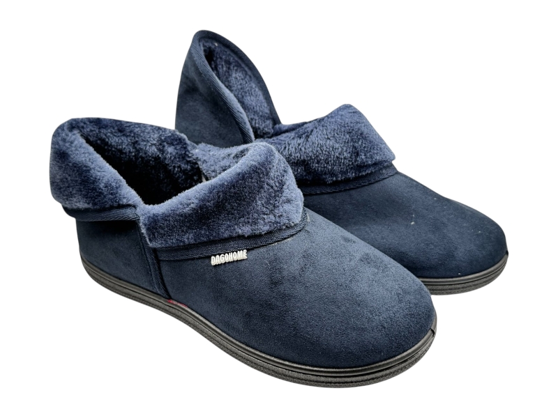 Тапочки Rai shoes (37-41) T04 синій (зима)
