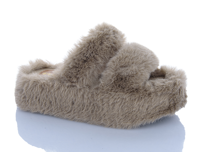 Тапочки JIBUKANG (36-40) CA08 brown (зима)