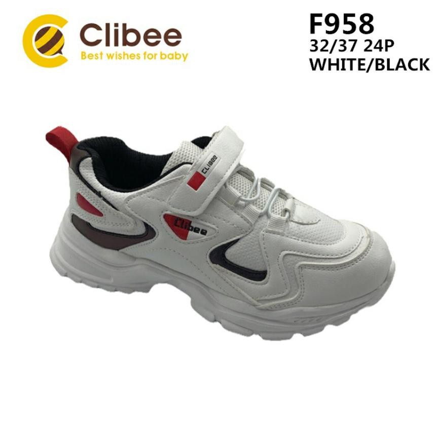 Кроссовки DvaClibee (32-37) Ap-F958 white-black (деми)