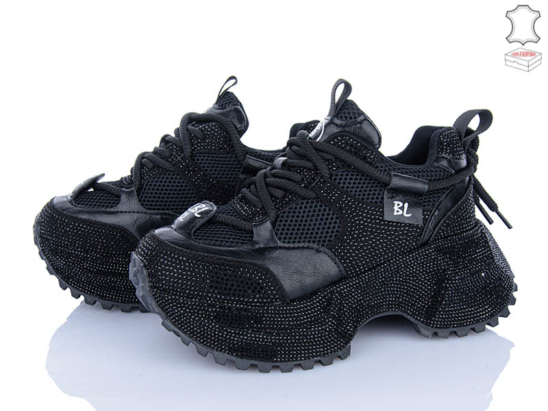 Кроссовки Ailaifa (36-41) AL2 black (деми)
