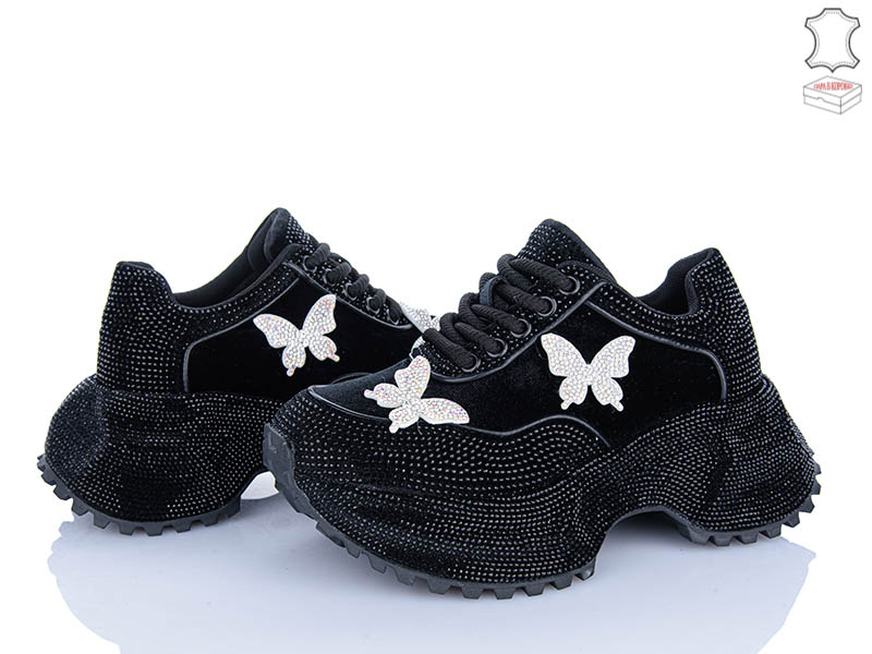 Кроссовки Ailaifa (36-41) AL5 black (деми)