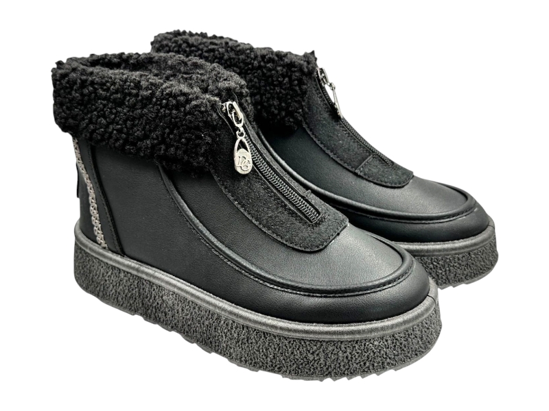 Ботинки Rai shoes (37-41) 1902 чорний (зима)