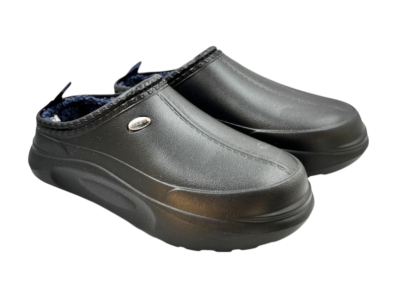 Сабо Rai shoes (37-41) 4101 чорний (зима)