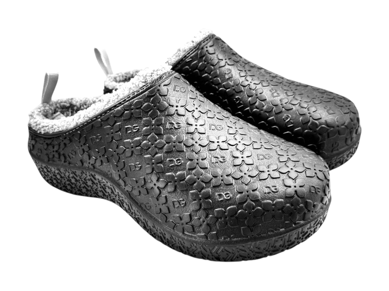 Сабо Rai shoes (37-41) 4103 чорний (зима)