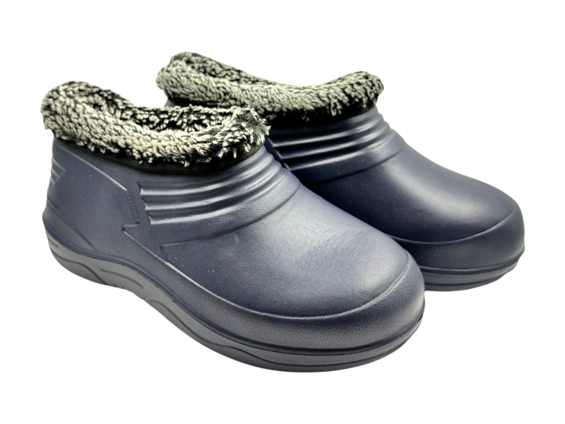 Галоши Rai shoes (25-36) D1 т.синій (зима)
