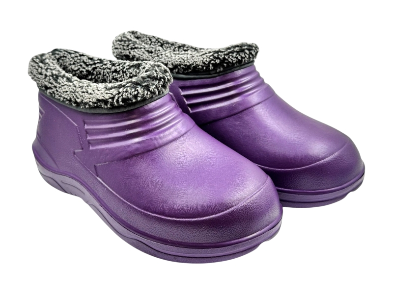 Галоши Rai shoes (25-36) D1 фіолетовий (зима)