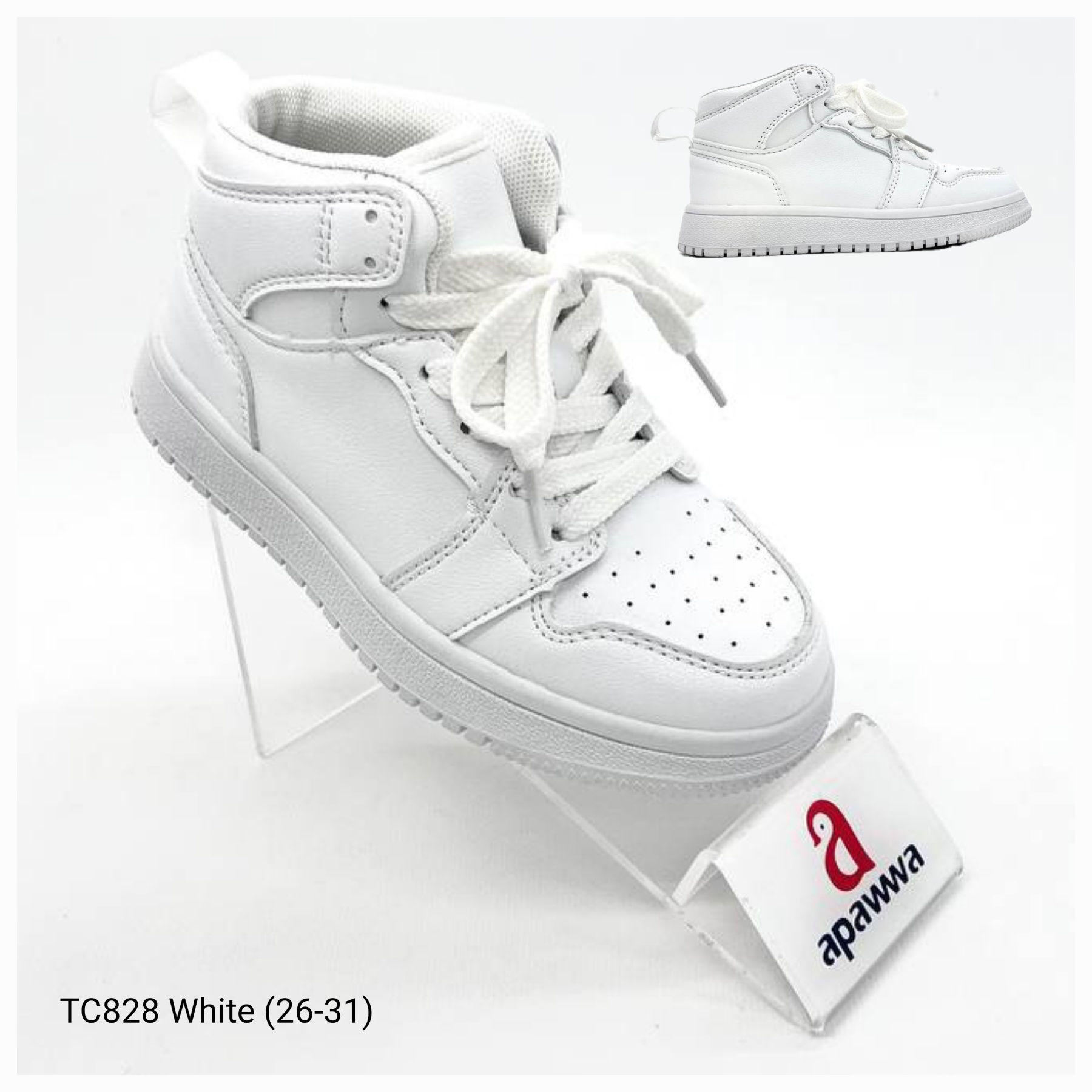 Кроссовки DvaClibee (26-31) Ap-TC828 white (деми)