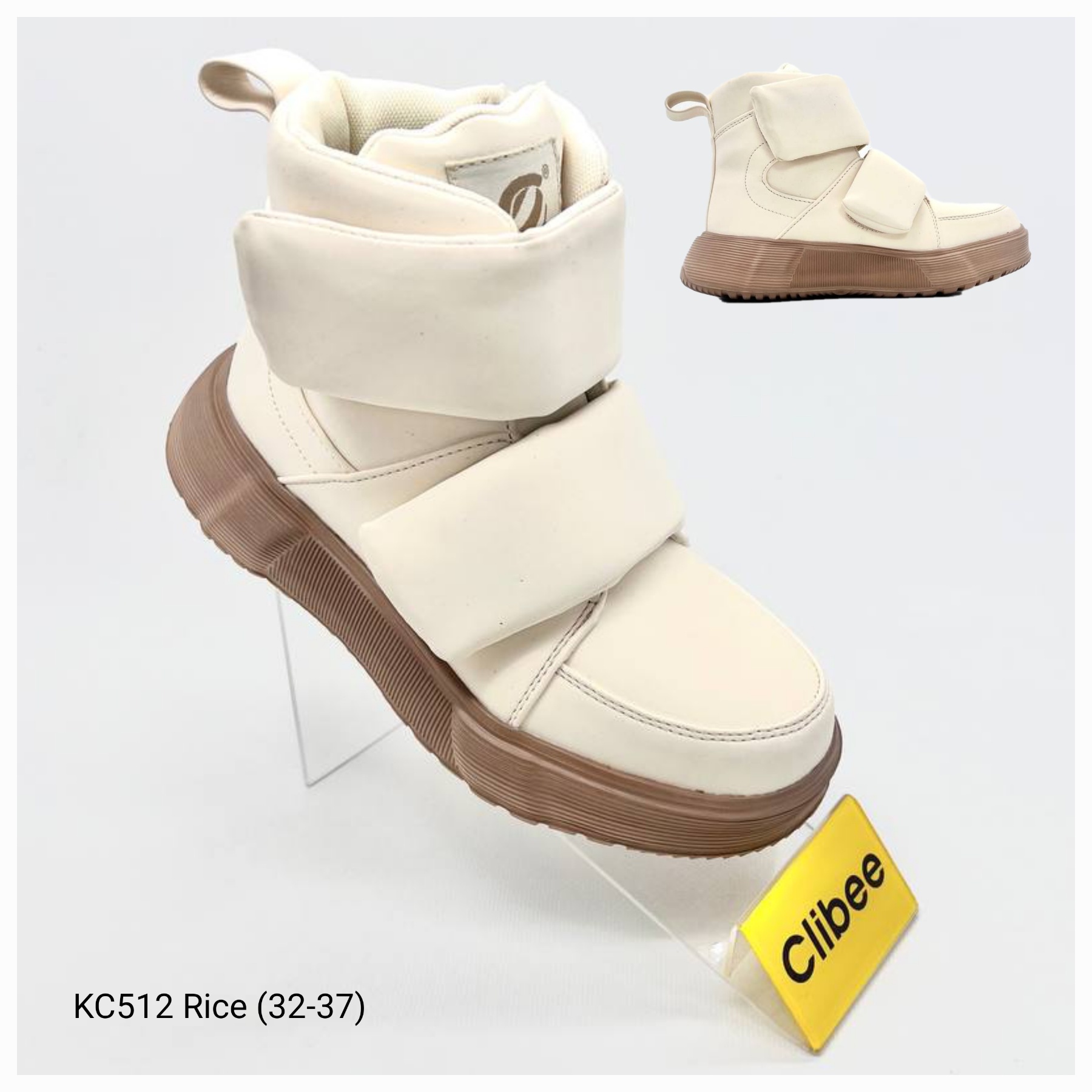 Ботинки DvaClibee (32-37) Ap-KC512 rice (деми)