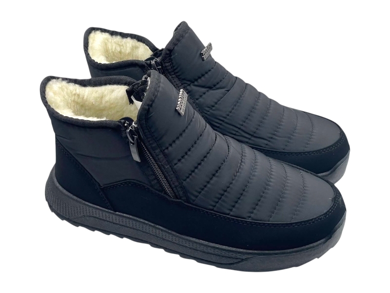 Ботинки Rai shoes (37-42) 3703 чорний (зима)
