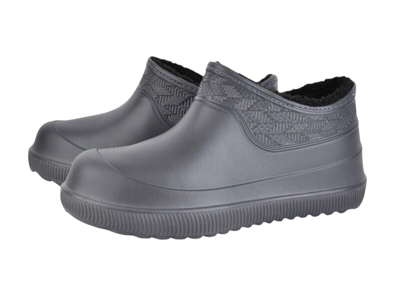 Галоши Rai shoes (41-45) M9701 графіт (зима)