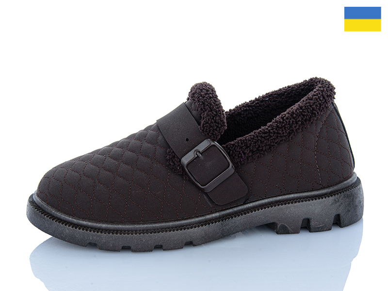 Туфли RGP (36-41) 104-1 коричневий (зима)
