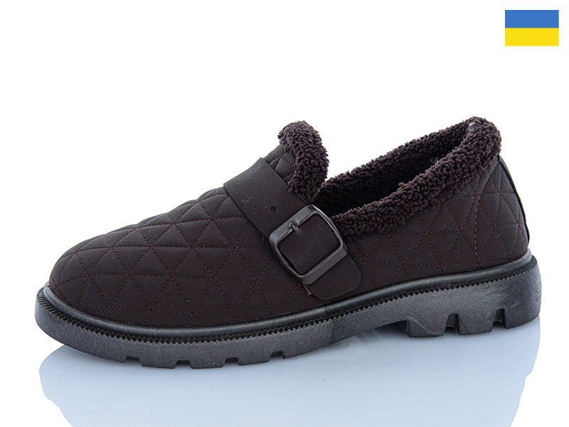 Туфли RGP (36-41) 104-2 коричневий (зима)