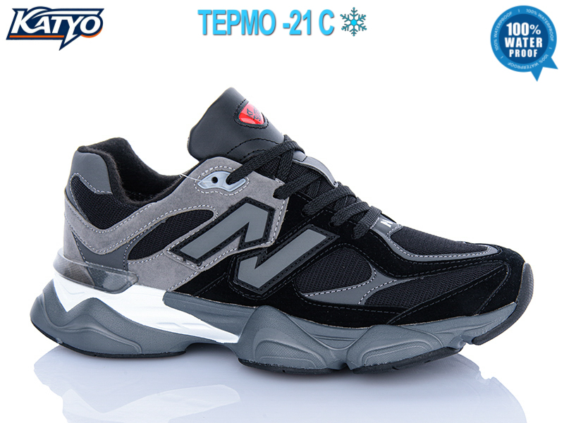 Кроссовки KATYO (41-46) A2610-4 термо (зима)