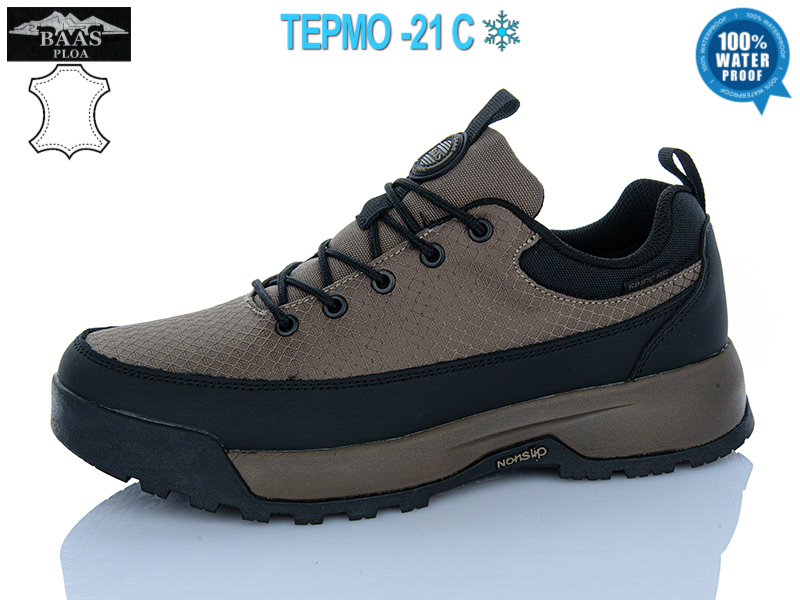 Кроссовки Baas (41-46) M7699-25 термо (зима)