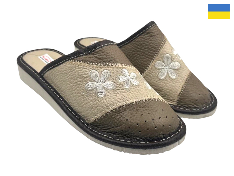 Тапочки Rai shoes (36-41) Капці 5 т.бежевий (деми)