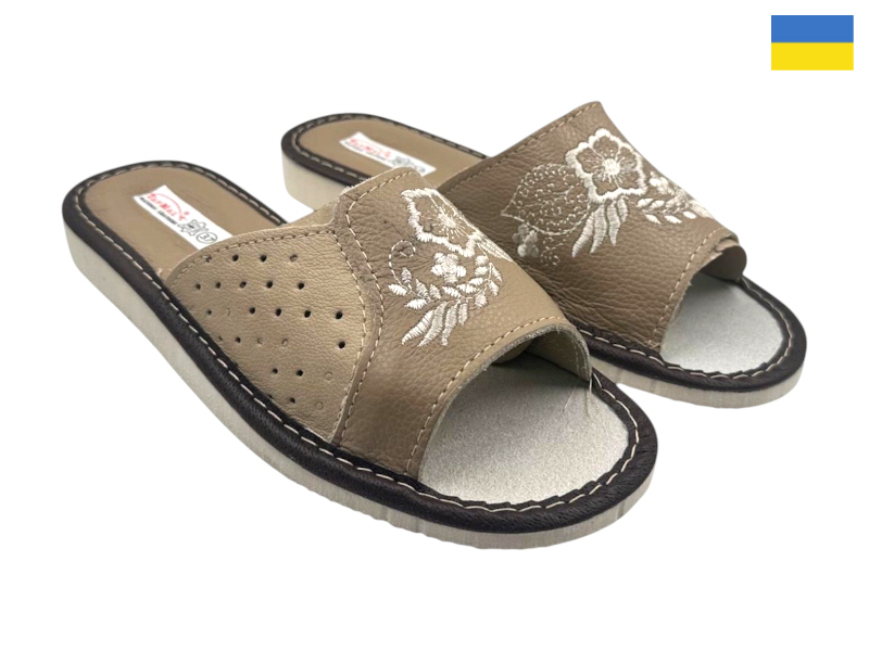 Тапочки Rai shoes (36-41) Капці 7 св.беж-бежевий (деми)