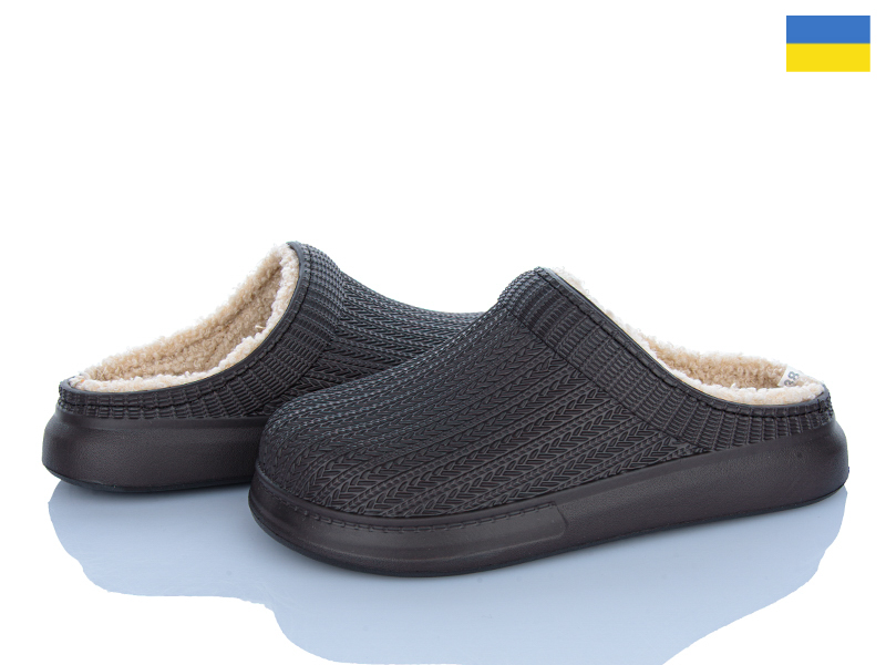 Сабо Roks (37-41) 7003 шоколад (зима)